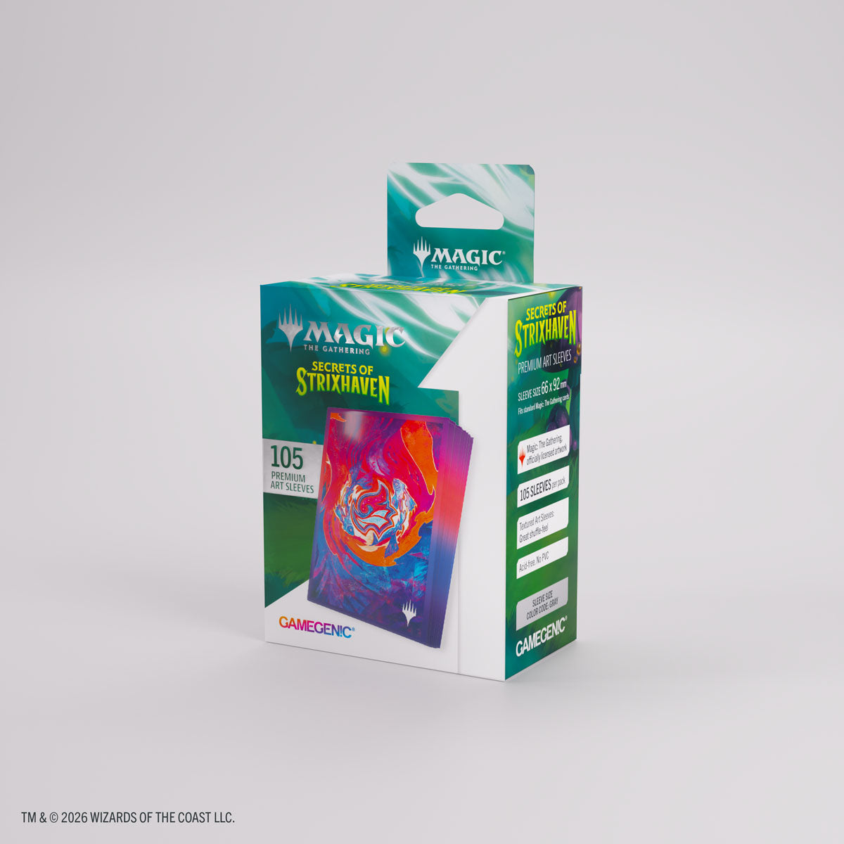 Gamegenic: Magic The Gathering: Secretos de Strixhaven: Fundas con arte premium: Caja de la Facción 2