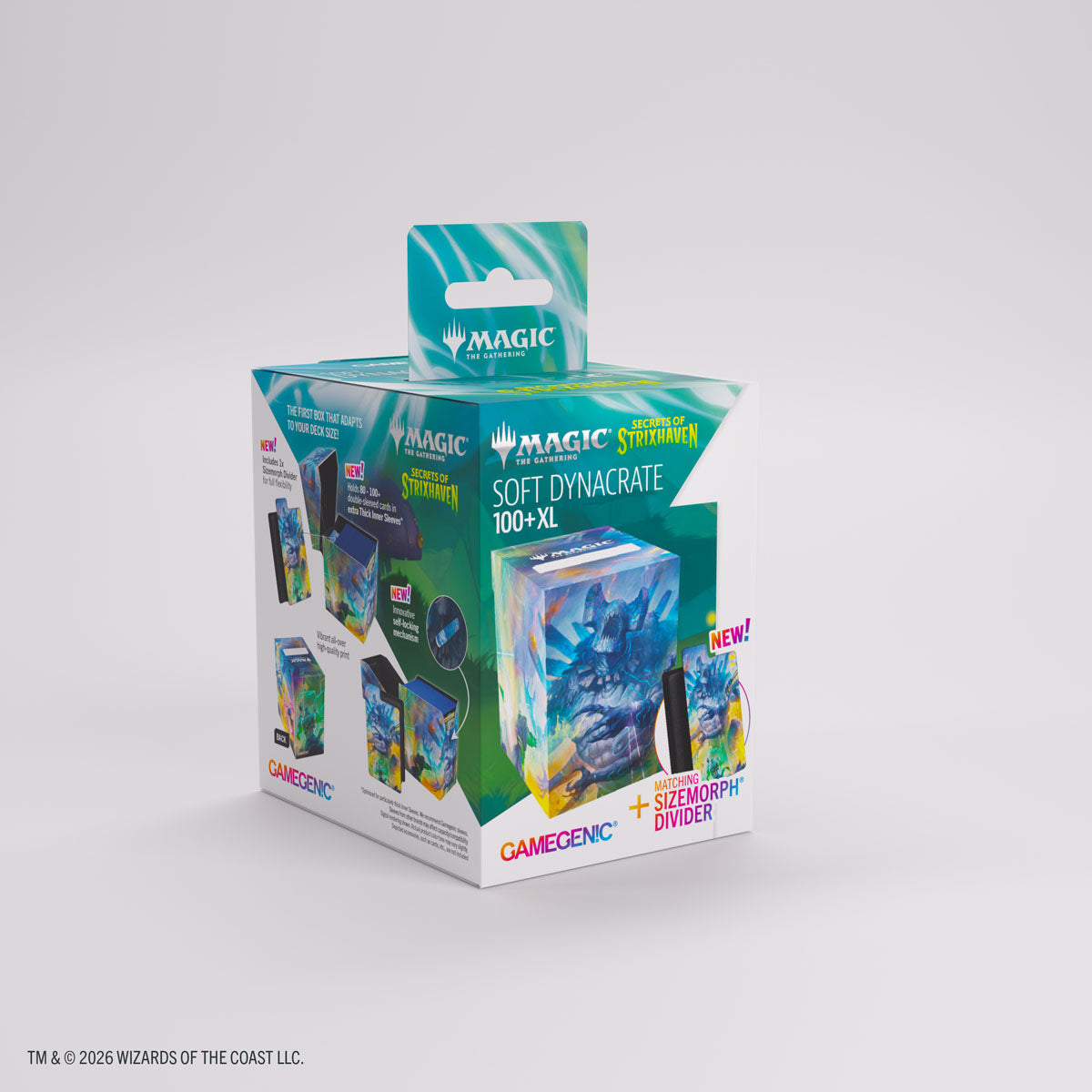 Gamegenic: Magic The Gathering: Secretos de Strixhaven: Soft Dynacrate 100 XL: Escena de combate 1