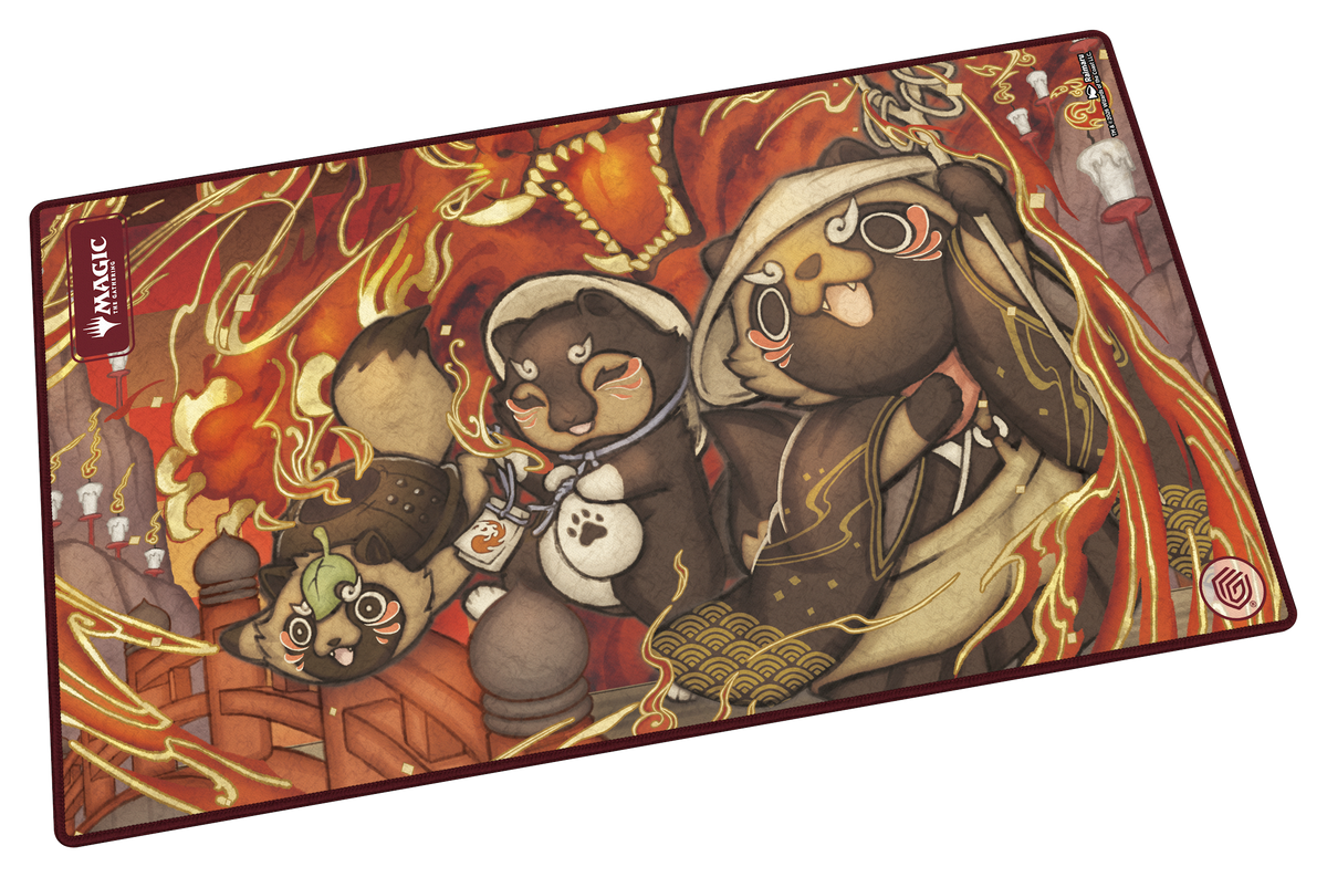 Ultimate Guard: Magic The Gathering: SOS Secretos de Strixhaven: Tapete de juego: Rara roja (Arte alternativo)