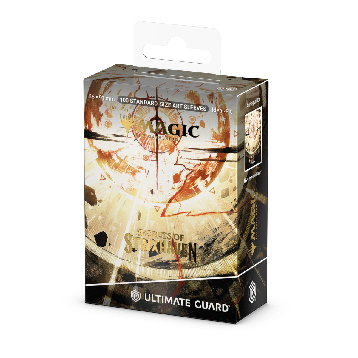 Ultimate Guard: Magic The Gathering: SOS Secrets Of Strixhaven: Art Sleeves: White Mythic (Alternate Art) Box