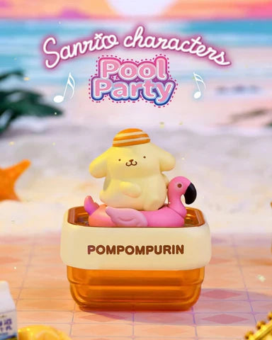 Personajes de Sanrio: fiesta en la piscina