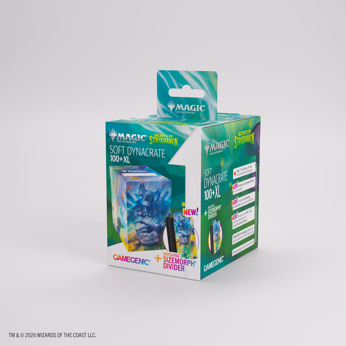Gamegenic: Magic The Gathering: Secretos de Strixhaven: Soft Dynacrate 100 XL: Escena de combate 1